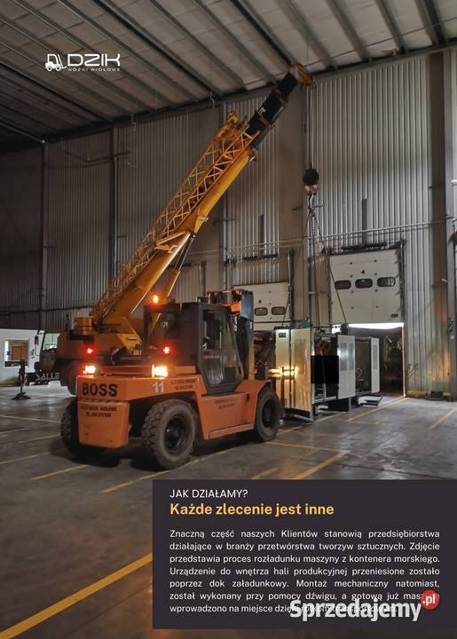Wynajem wózków widłowych Kielce 25 5 8 12 ton