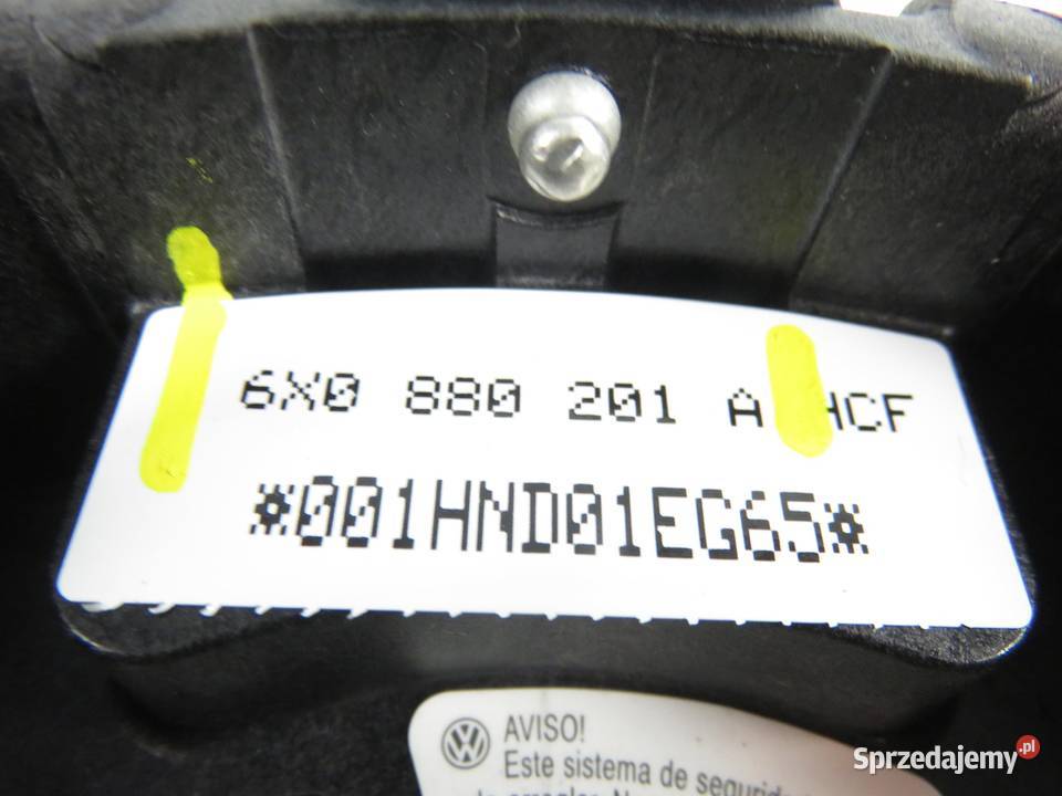 PODUSZKA KIEROWCY VW LUPO 6X0880201A