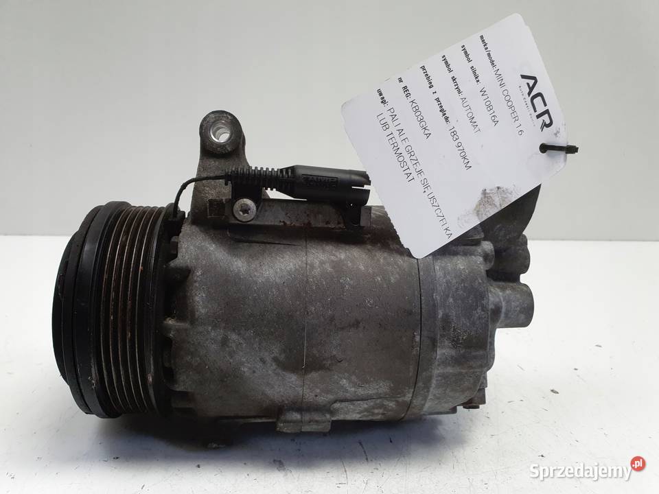 SPRĘŻARKA KLIMATYZACJI Mini Cooper R50 R53 16 Rudka