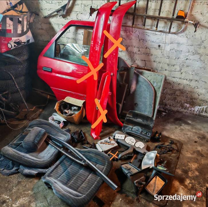 Ford Escort tapicerka listwa lusterka rozrusznik Łódź
