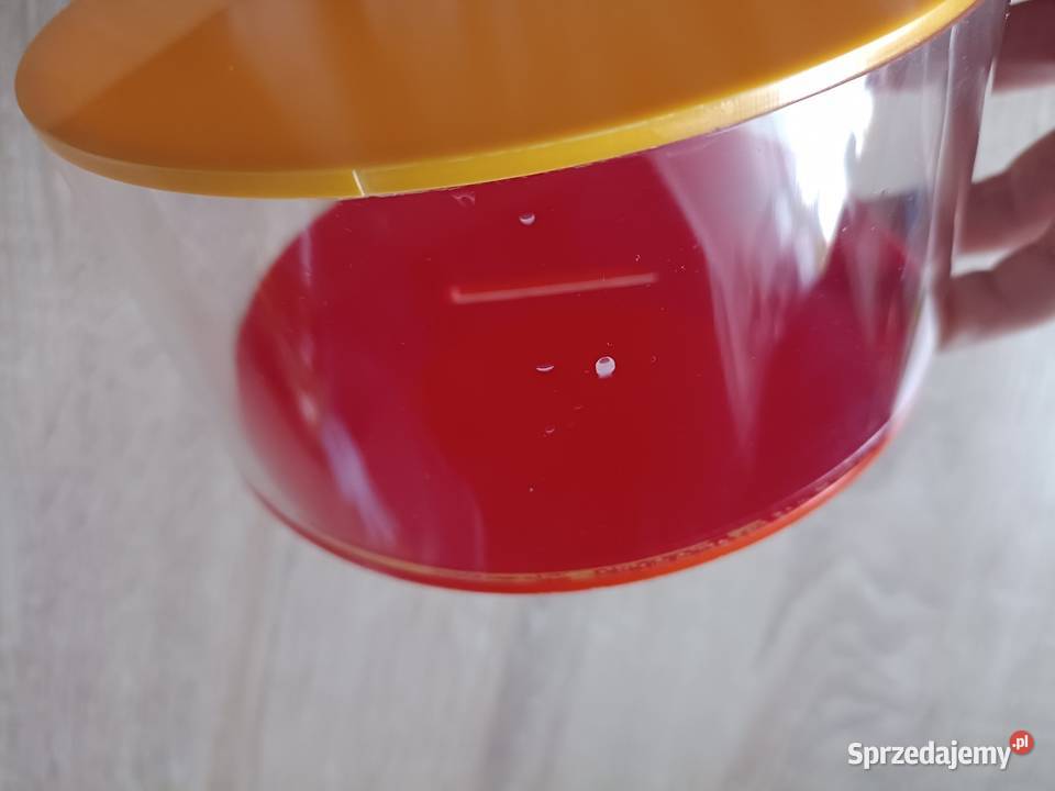 Skarbonka okrągła przezroczysta Pozostałe