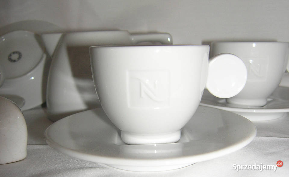 filiżanki białe Germany ze słonikiemMD Bartków