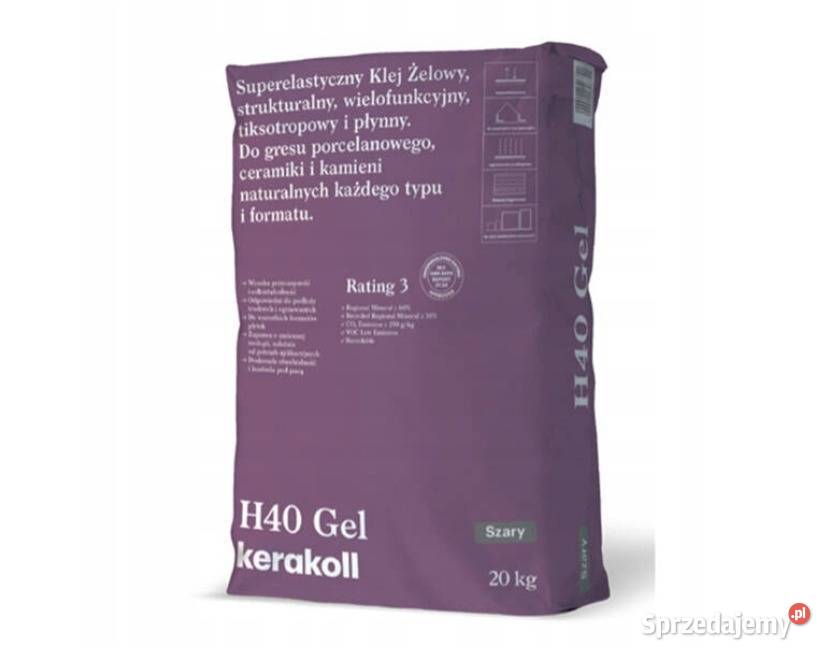 Klej Kerakoll H40 Gel szary 20 Radom