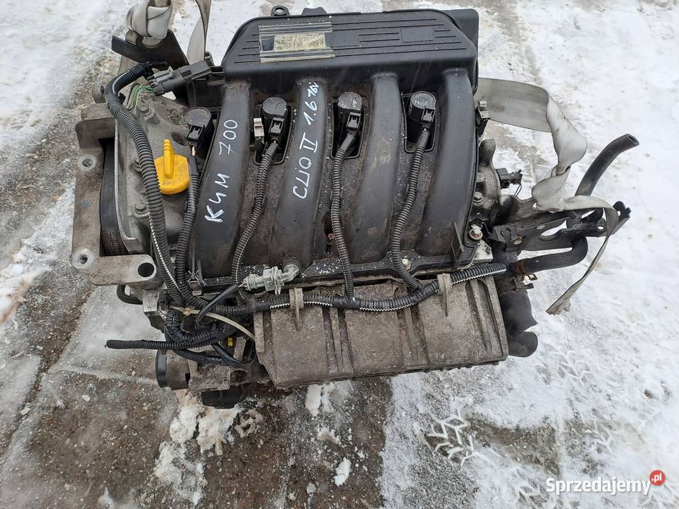 Renault Clio 16 16V 105 silnik kompletny kod Rok produkcji 2005 śląskie Jastrzębie-Zdrój