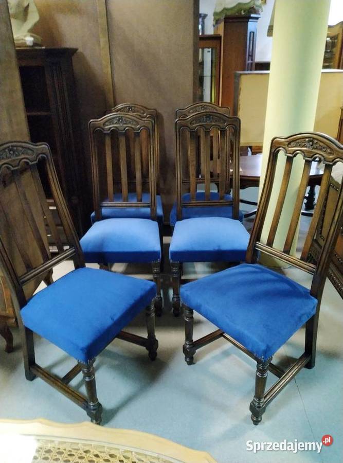 Krzesła 6 sztuk komplet wysoka jakość solidnie