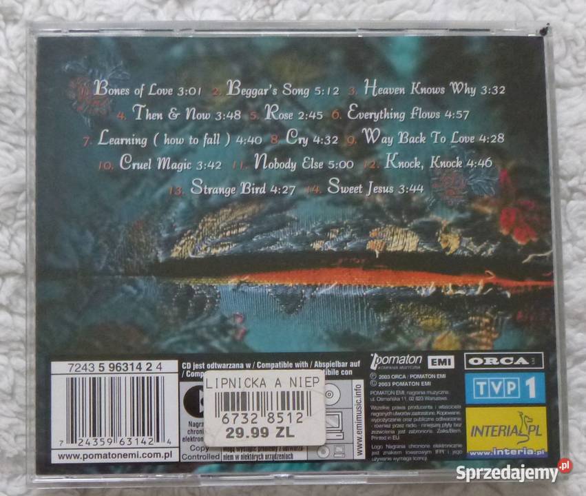 Płyta CD Lipnicka Porter Nieprzyzwoite piosenki mazowieckie