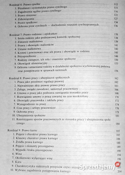 Podstawy wiedzy o prawie Wojciech Sokolewicz Chełm sprzedam