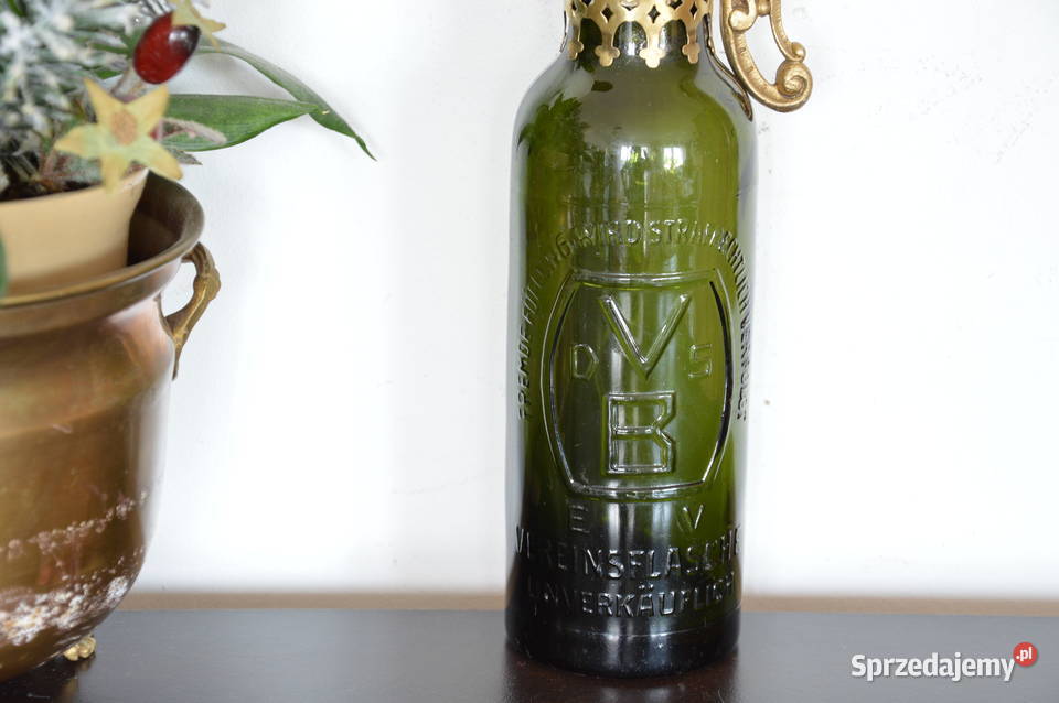 ciekawa szklana AMFORA stara sprzedam