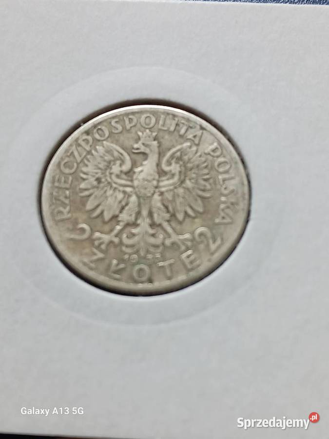 2 Złote Głowa kobiety 1933 r 1 Konin