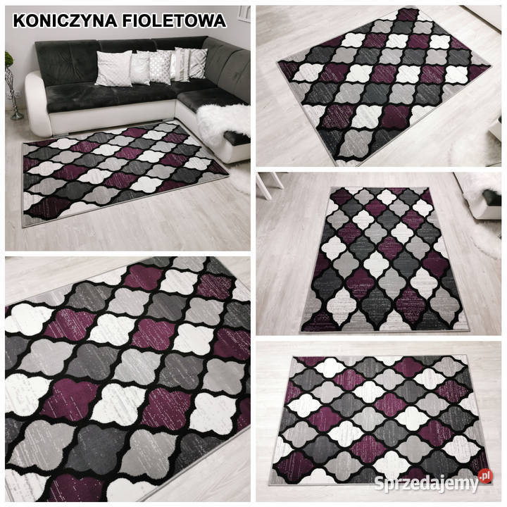 DYWAN 140X200 IDEA KONICZYNA FIOLET GĘSTY Białystok