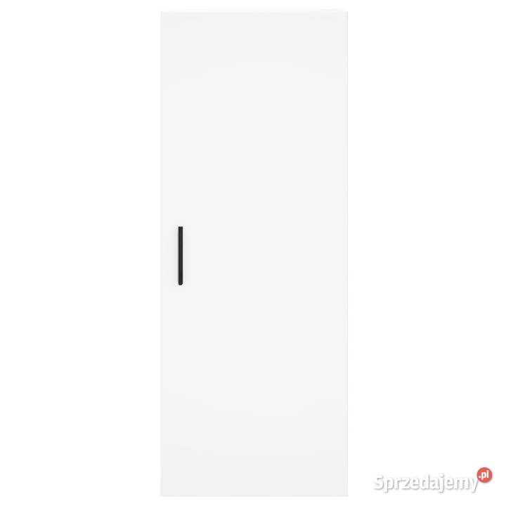 Wysoka szafka biała 345x34x180 materiał Warszawa