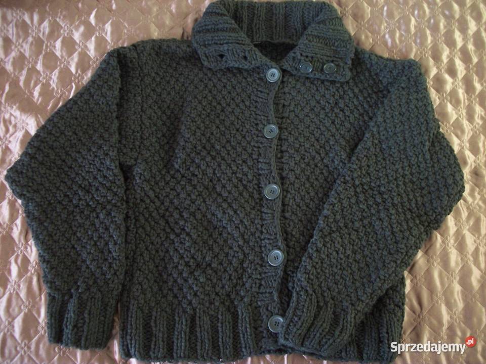 SWETER GRAFITOWY Rozpinane  Przemyśl