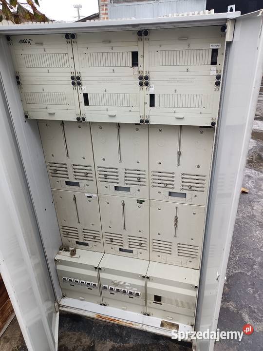 Szafka przyłącza elektrycznego rozdzielnica Zabezpieczenia i rozdzielnice Lubartów sprzedam