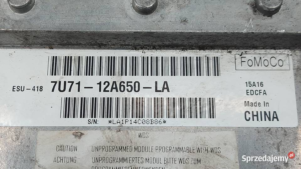 FORD FOCUS MK2 II C 18 16V komputer sterownik osobowe Kielce