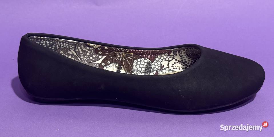Czarne gładkie baleriny rozmiar 37 AKS5 Żyrardów