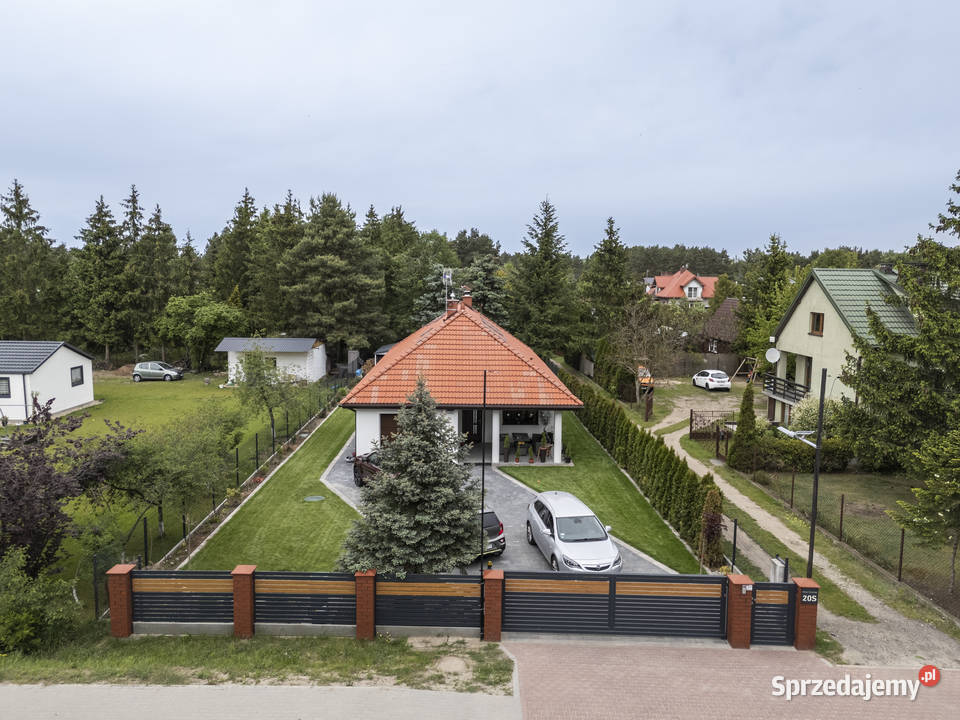 Dom wolnostojący Rezerwat Wikliny Wiślane ogródek Sprzedaż mazowieckie Leoncin