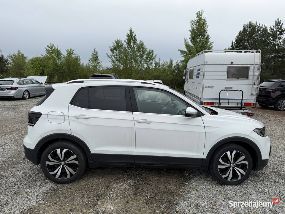 Volkswagen TCross 10 TSI OPF DSG UNITED 2019r 38 automatyczna opolskie Prudnik