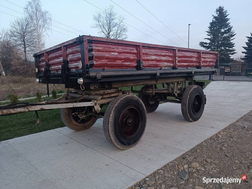 Przyczepa Rolnicza Wywrotka Sanok D44 D46 D47 Grybów