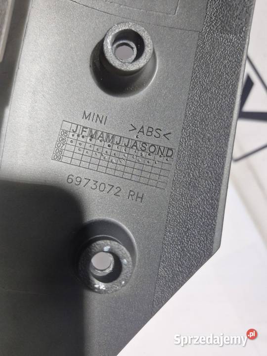 MINI COOPER R52 SŁUPEK KONSOLI PRAWY 6973072
