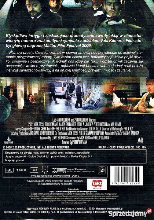 222 VAL KILMER DVD wielkopolskie Kalisz