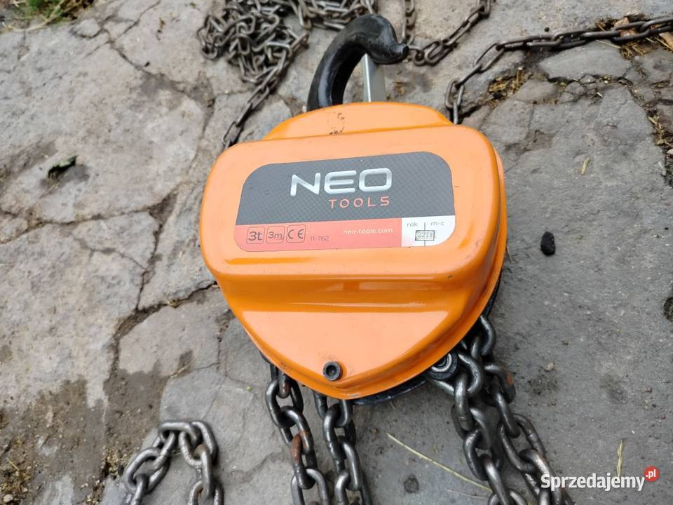 Wciągarka łańcuchowa 35T NEO TOOLS NOWA Szeligi usługi budowlane