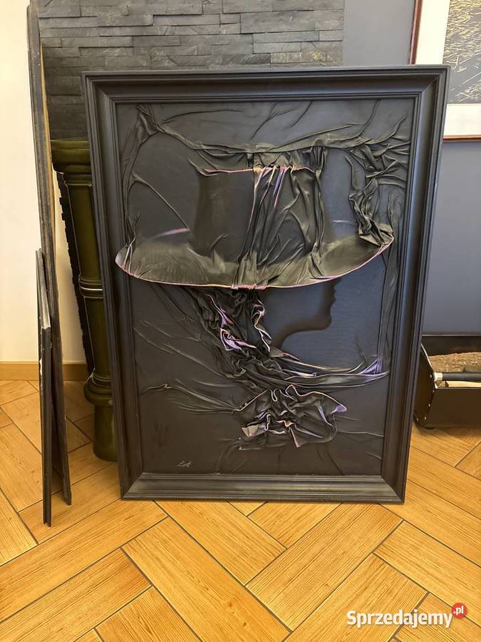 obraz ze skóry duży 80 na 110 Gdynia