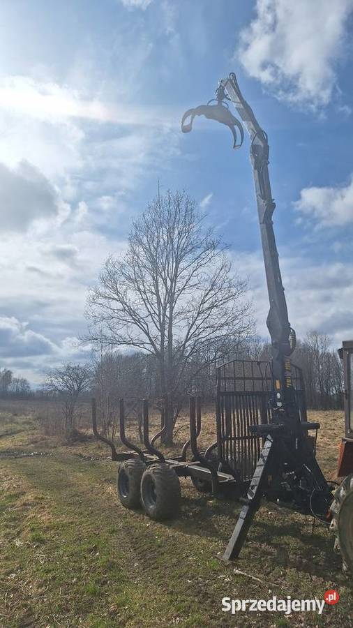 Przyczepa lesna zrywkowa Palms 525 8 ton 2x25 m Orneta