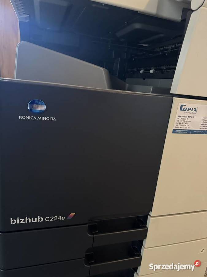 Syndyk sprzeda drukarkę Konica Minolta bizhub Warszawa