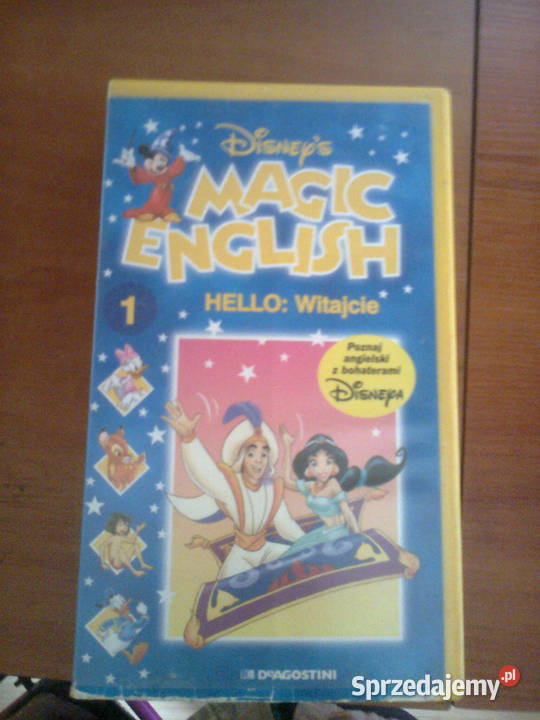 kaseta VHS; MAGIC ENGLICH; dla dzieci;