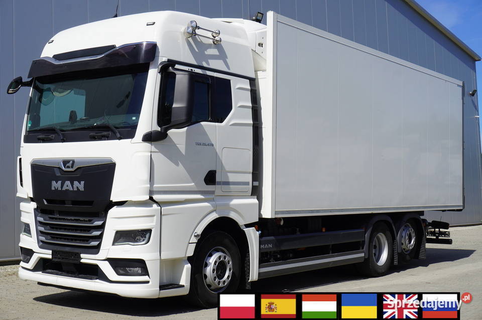 MAN TGX 26470 6x2 80 2023 Chłodnia KRONE 18 automatyczna Kraków
