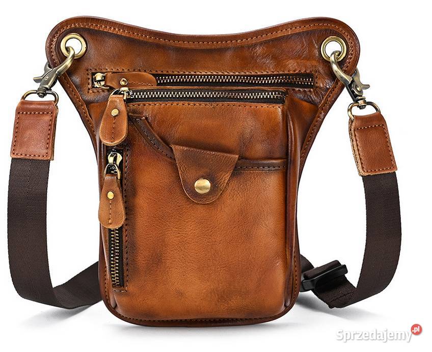 TORBA MOTOCYKLOWA SKÓRA SASZETKA NA UDO NOGĘ PAS sprzedam