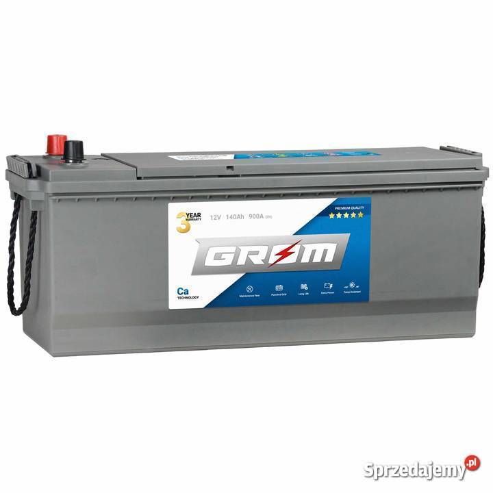 Akumulator GROM Premium 140Ah 900A EN Akumulatory Białystok