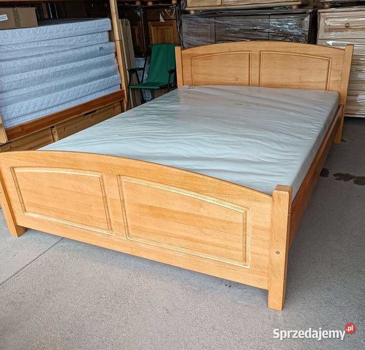 Łóżko 160 x 200 sosnowe nowe materac podkarpackie Krosno
