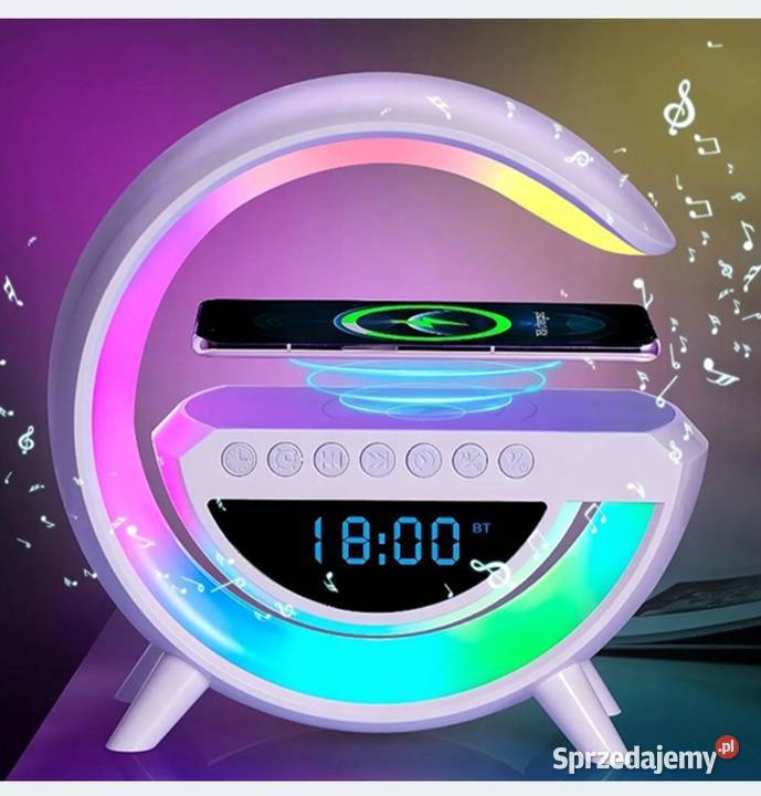 Lampka LED KOLOROWE Ładowarka Głośnik RGB RADIO wielkopolskie Czarnków sprzedam