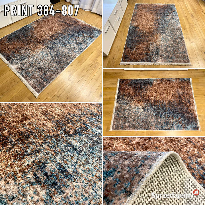 NOWOCZESNY DYWAN 130X190 PRINT 384807 CIENKI Białystok