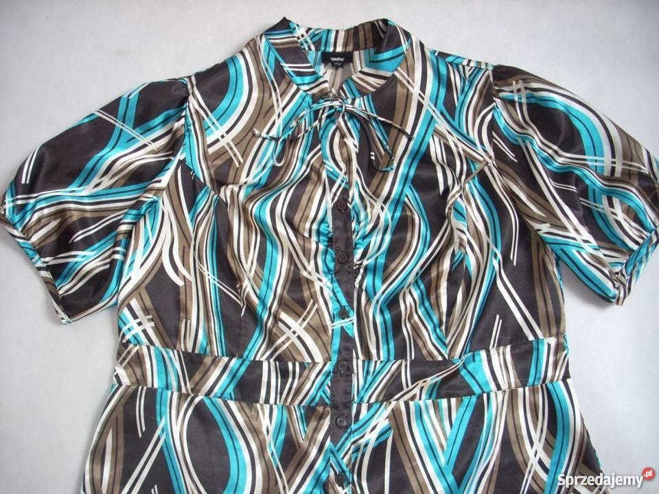 ELEGANCKA koszula BLUZKA stójka wiązana 44 XXL Nowy Sącz sprzedam