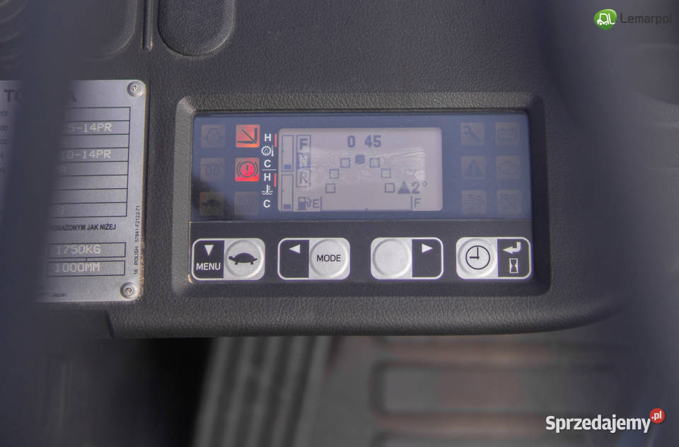 NOWY wózek widłowy TOYOTA 028FGF30 Zator sprzedam