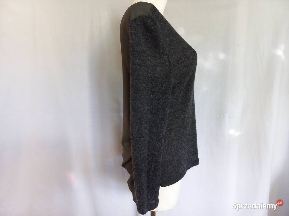 Bluzka szara Sweterek oliwka r L Białystok