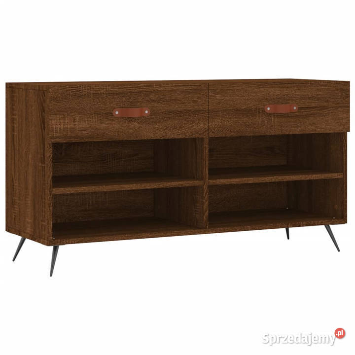 Ławka z miejscem na buty czarna 102x35x55 mazowieckie Warszawa
