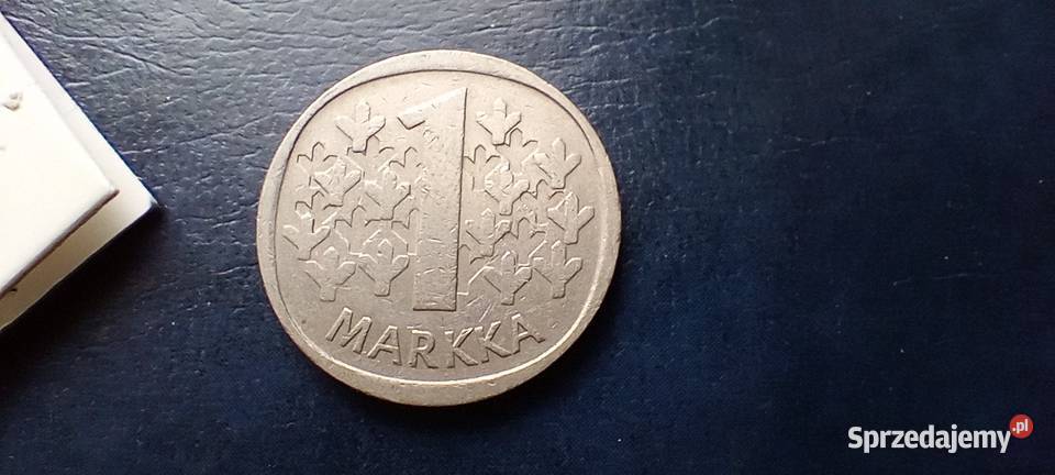 Stare monety 1 marka 1977 Finlandia Lesko