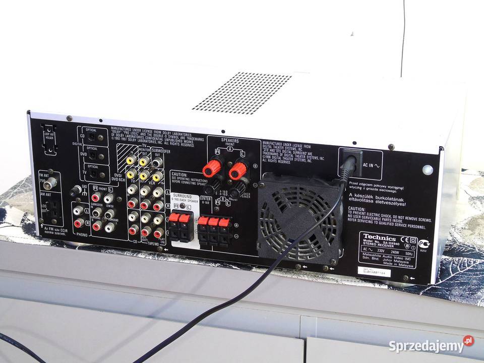 Amplituner Technics SADX90 sprawny 5x 100 wat podkarpackie Jasło