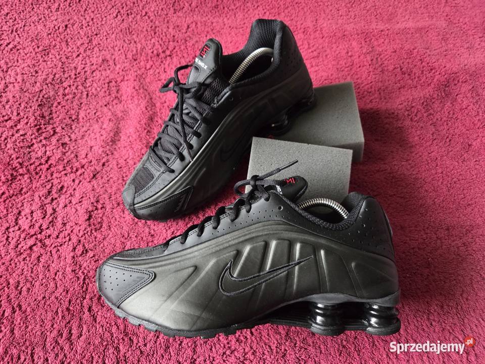 Buty sportowe Nike SHOX R4 Czarne 445 wkładka Łask