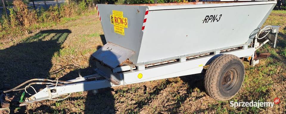 Rozsiewacz wapna 35ton w originale łańcuchowy z Pasłęk