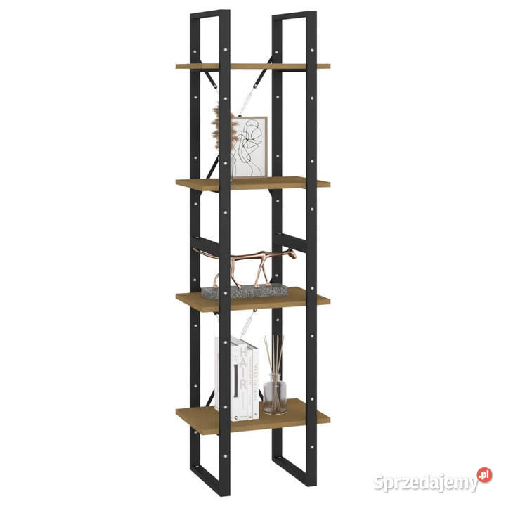 4poziomowy regał na książki 40x30x140 drewno Regały Meble Warszawa