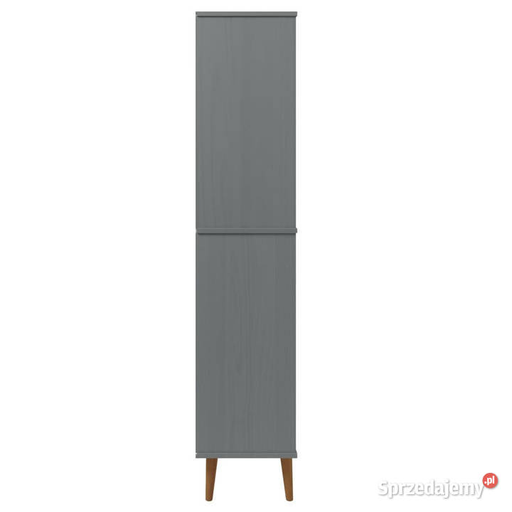 Szafka na książki MOLDE szara 85x35x1705 lita sprzedam