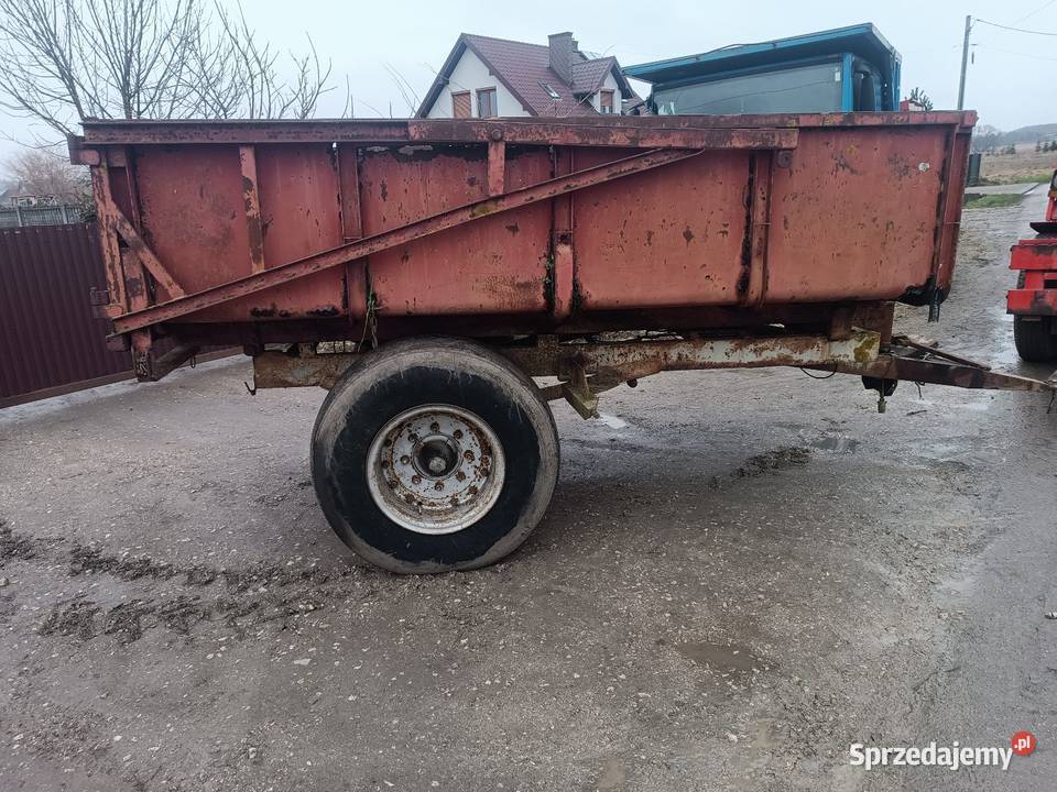 Przyczepa skorupowa wywrotka Przyczepy rolnicze Maszyny rolnicze Busko-Zdrój sprzedam