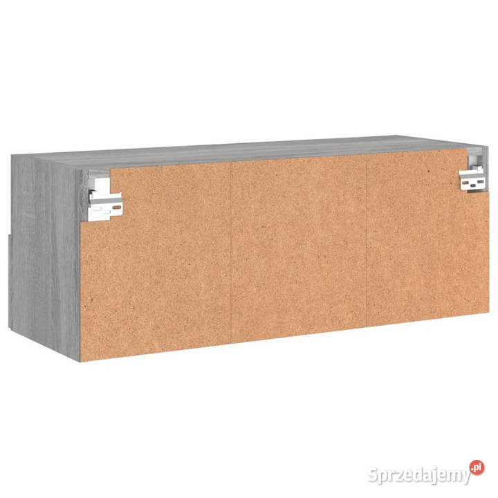 Ścienna szafka TV szary dąb sonoma 80x30x30