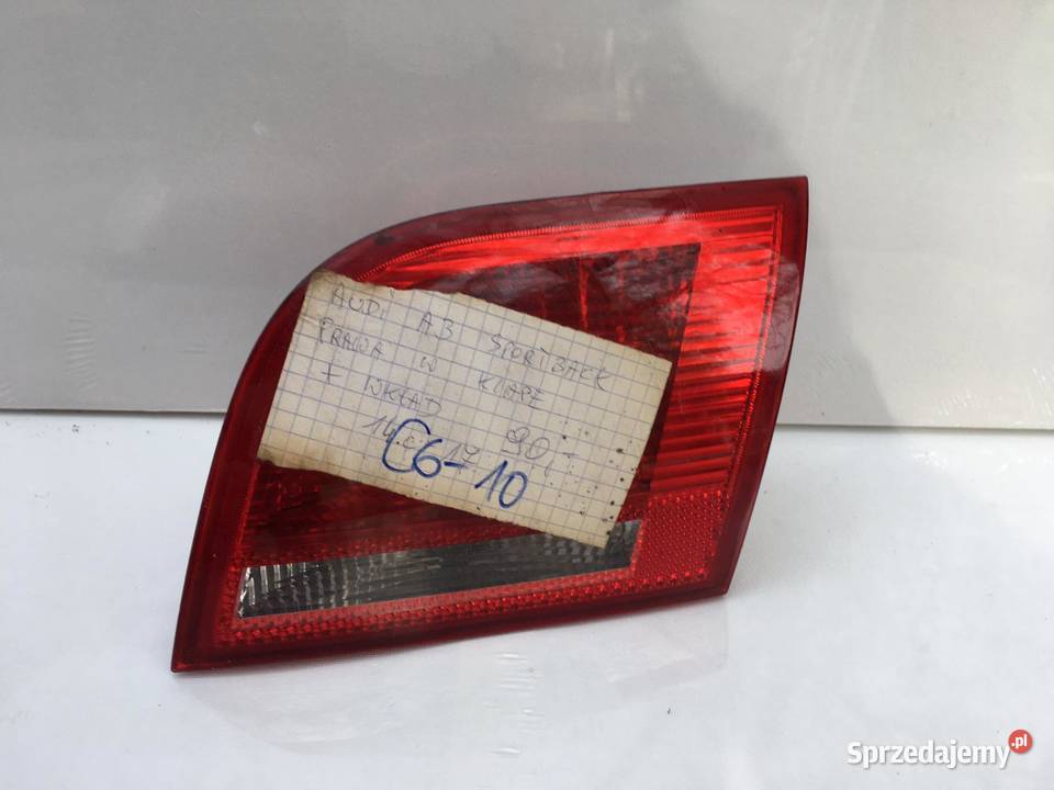 AUDI A3 SPORTBACK PRAWA LAMPA W KLAPĘ Lampy tylne Ostroróg