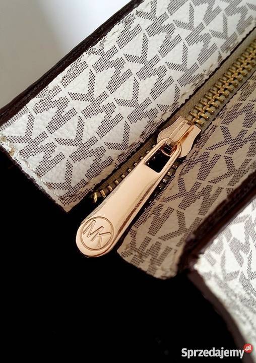 MICHAEL KORS TOREBKA MK MONOGRAM ŁAŃCUSZKI ECRU Torby i torebki Bydgoszcz sprzedam