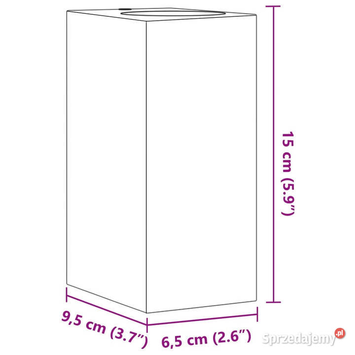 Kinkiety zewnętrzne 2 czarne odlewane aluminium Warszawa